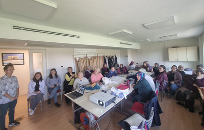 BELDE EVİ KURSİYERLERİNE İKLİM DEĞİŞİKLİĞİ ANLATILDI